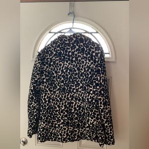 Leopard print coat, like new, Apt. 9